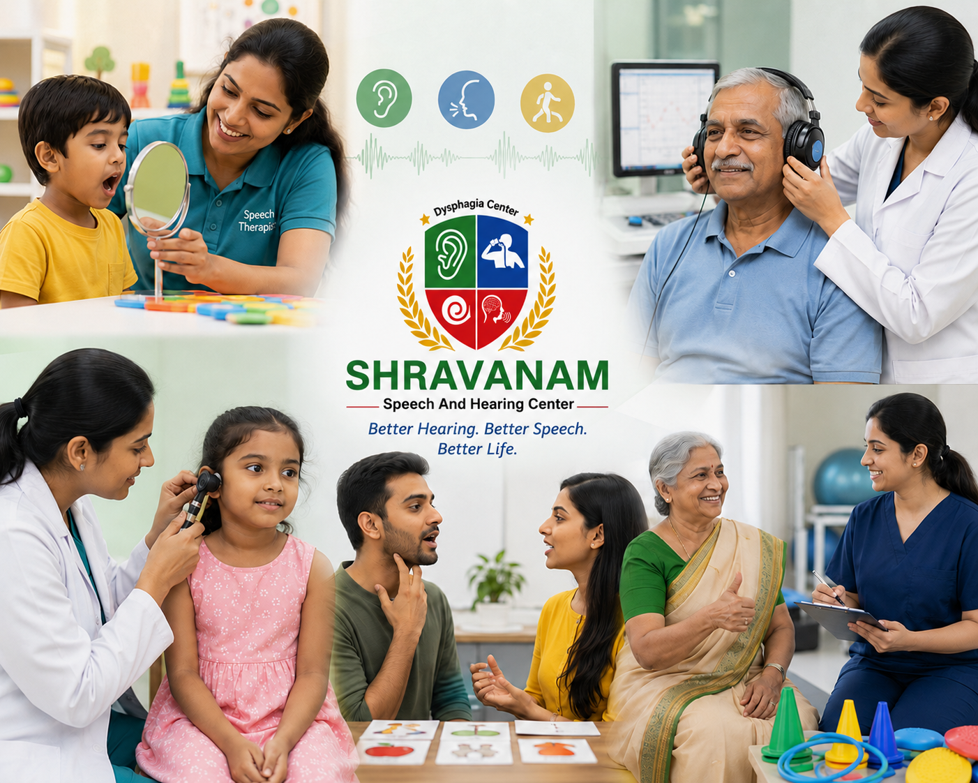 Shravanam Speech & Hearing Center Composite Logo Picture